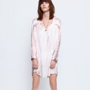 Zadig & Voltaire Raita Tie Dye Print Dress Small S